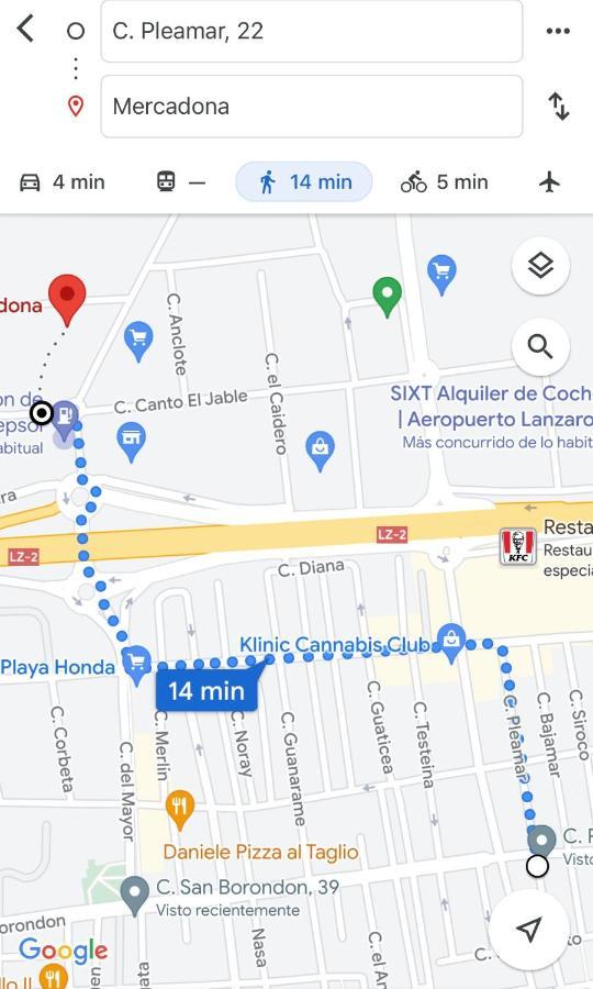 Casa Yurena Playa Honda  Εξωτερικό φωτογραφία